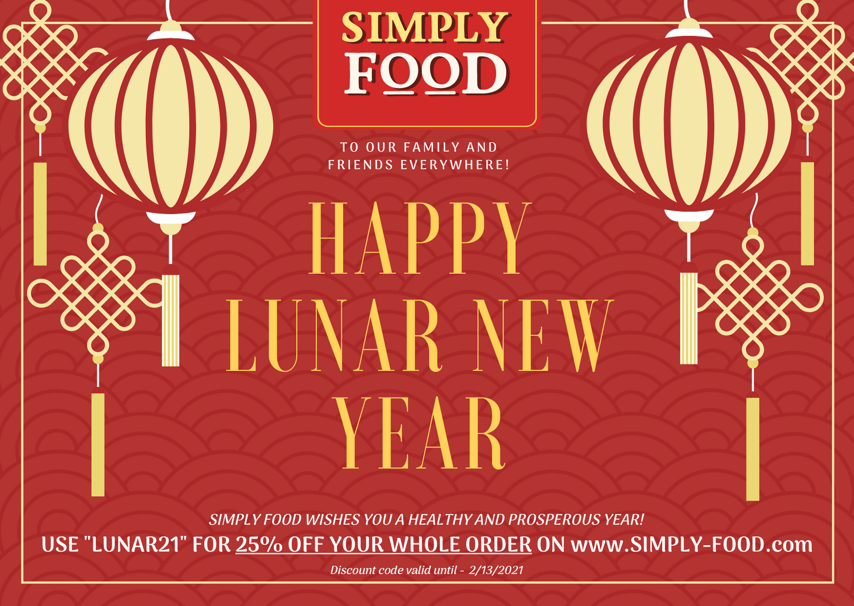 Simply Food Wishes You A Happy Lunar New Year 2021