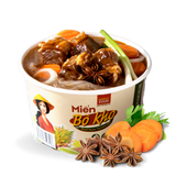 Simply Foods Beef Stew Rice Glass Vermicelli with ingredients