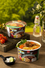 Beef Stew Instant Rice Noodle Soup  - (Pack of 9)