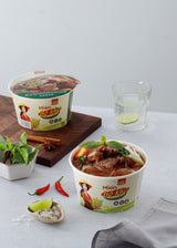Beef Stew Vermicelli Glass Instant Noodle Bowl - (Pack of 9)