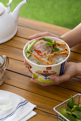 Pork and Bamboo Shoot Glass Vermicelli Glass Instant Noodle Bowl - (Pack of 9)