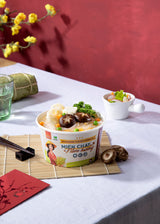 Mushroom Vermicelli Glass Instant Noodle Bowl  - (Pack of 9)