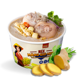 Simply Foods Pork and Bamboo Rice Glass Vermicelli with ingredients