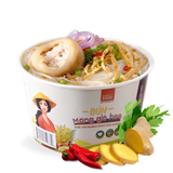 Pork and Bamboo Shoot Rice Vermicelli Instant Noodle Bowl - (Pack of 9)