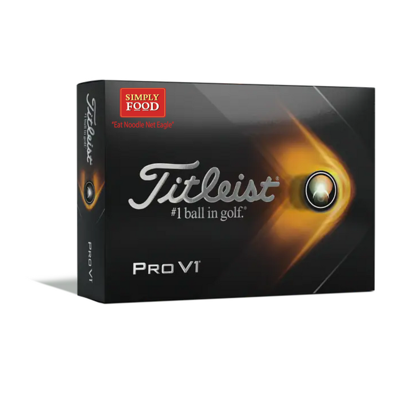 Simply Food Limited Edition Titleist Golf Balls (1 Dozen Golf Balls)