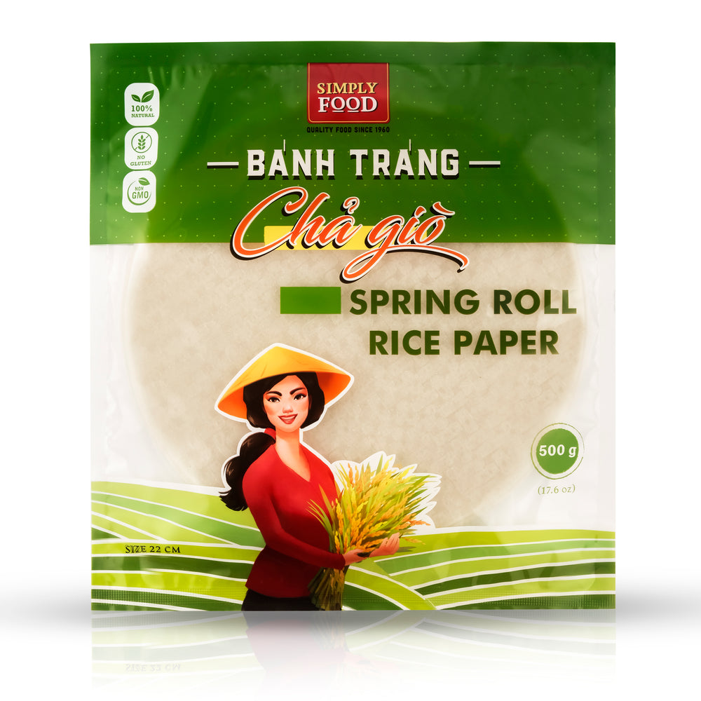 Premium Rice Paper Wrappers – Simply Food