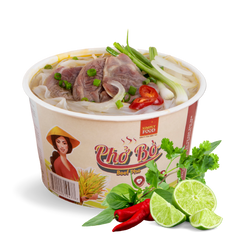 Beef Flavored Instant Pho Noodle Bowl - (Pack of 9)