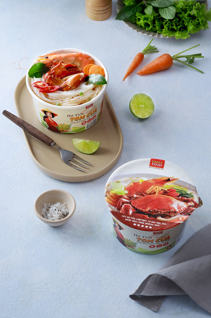 Crab and Prawn Rice Noodle Soup  - (Pack of 9)