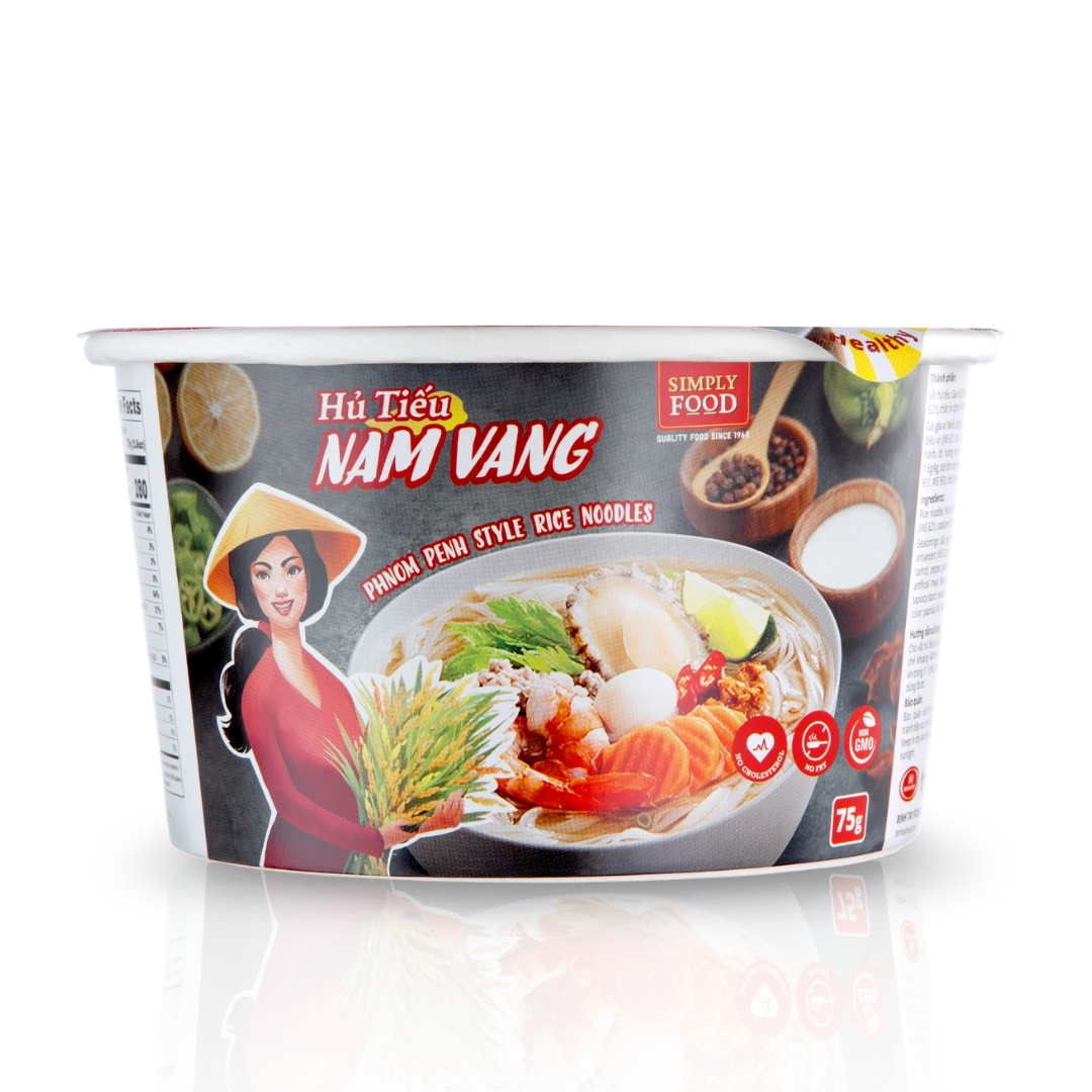 Hu Tieu Nam Vang - Instant Phnom Penh Rice Noodle Soup - 9 Pack ...